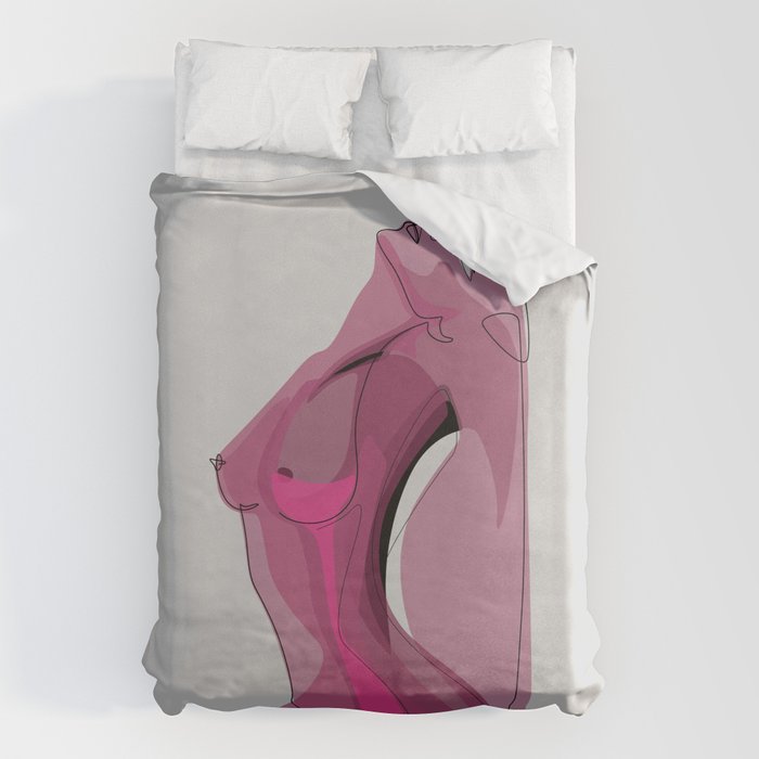 Pink Nudity Duvet Cover Gallery Image 6