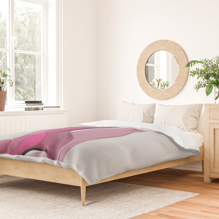 Pink Nudity Duvet Cover Gallery Image 2