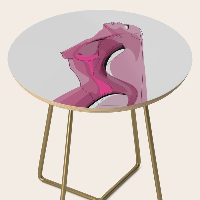 Pink Nudity Side Table Gallery Image 2