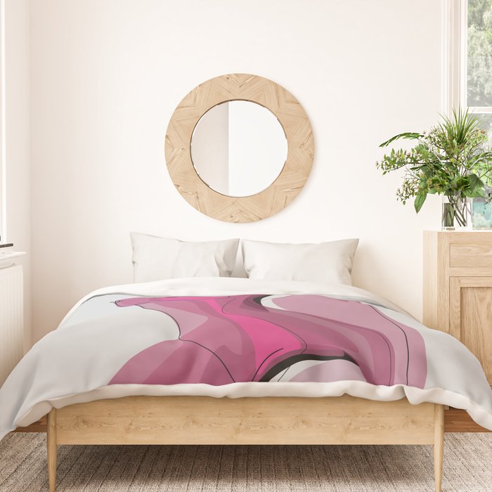 Pink Nudity Duvet Cover Gallery Image 3