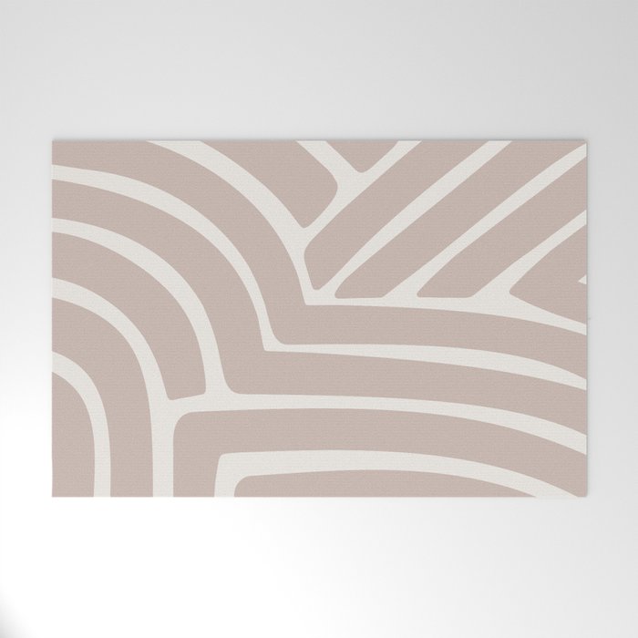 Abstract Stripes XCIII Welcome Mat Gallery Image 1