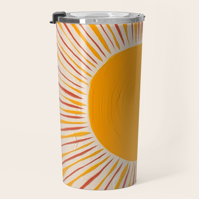 Retro Sunrise Travel Mug Gallery Image 3
