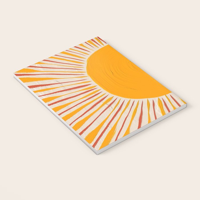 Retro Sunrise Notebook Gallery Image 3