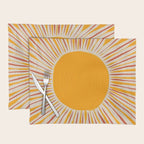 Retro Sunrise Placemat Gallery Image 1