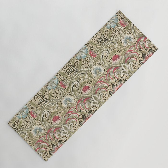 Corncockle Vintage William Morris Floral Yoga Mat Gallery Image 1