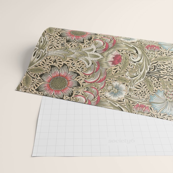 Corncockle Vintage William Morris Floral Wrapping Paper Gallery Image 2
