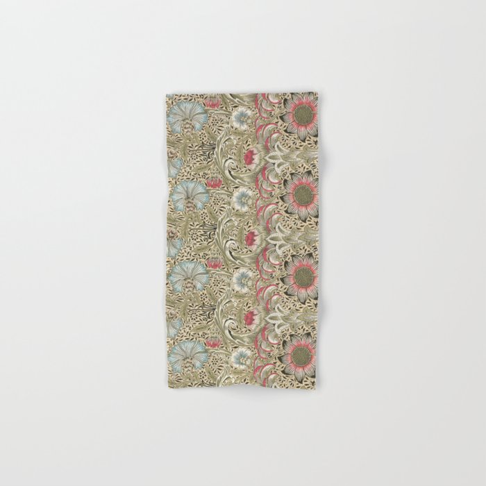 Corncockle Vintage William Morris Floral Bath Towel Gallery Image 1