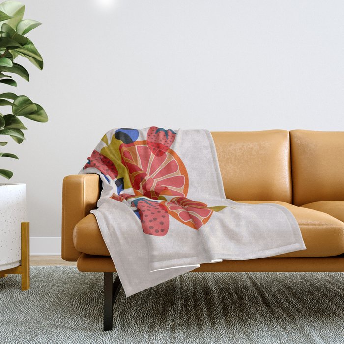 TuttiFrutti Throw Blanket Gallery Image 1