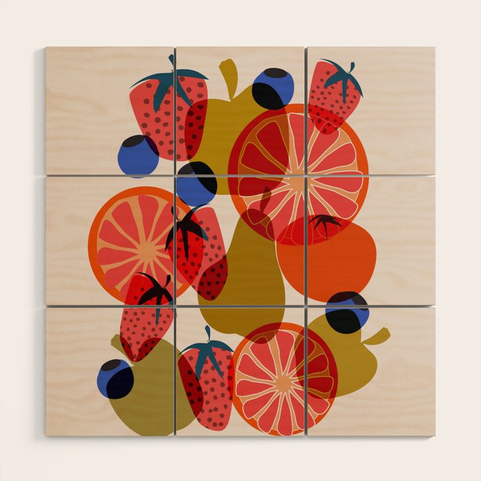 TuttiFrutti Wood Wall Art Gallery Image 1