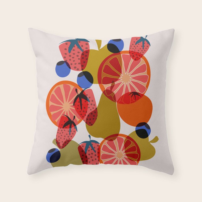 TuttiFrutti Throw Pillow Gallery Image 6