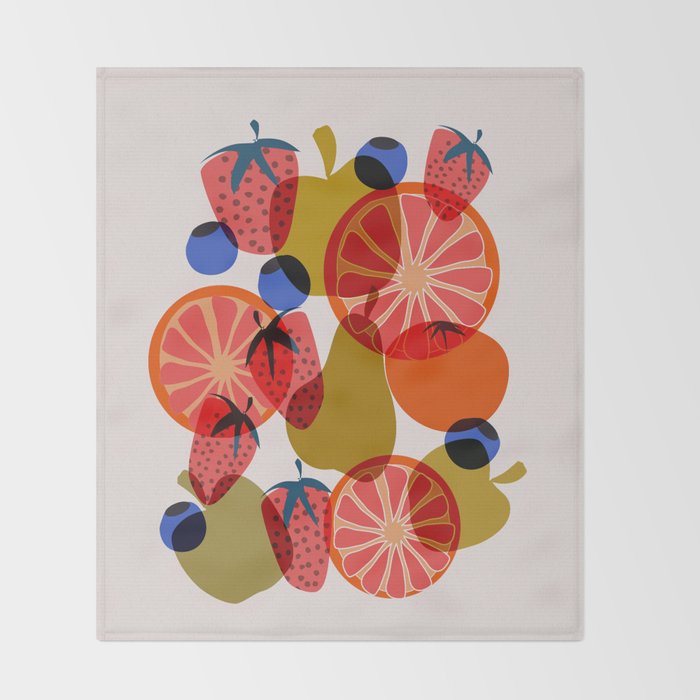TuttiFrutti Throw Blanket Gallery Image 2