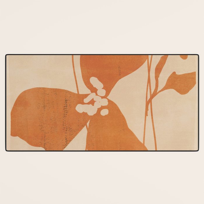 Abstract Minimal Flowers 3 Desk Mat Gallery Image 3