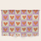 Checker red hearts  Wall Hanging Gallery Image 1