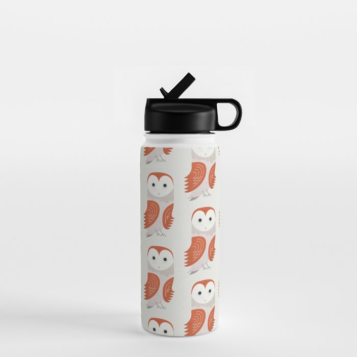 Whimsy Barn Owl Water Bottle Gallery Image 1