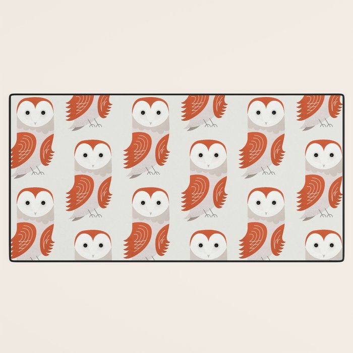 Whimsy Barn Owl Desk Mat Gallery Image 3