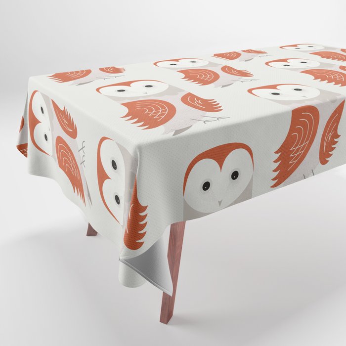 Whimsy Barn Owl Tablecloth Gallery Image 1