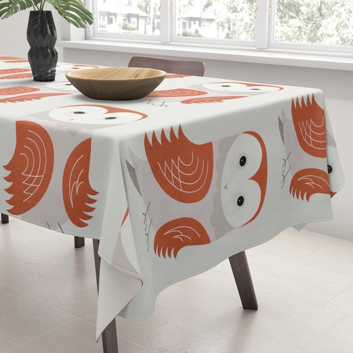 Whimsy Barn Owl Tablecloth Gallery Image 3