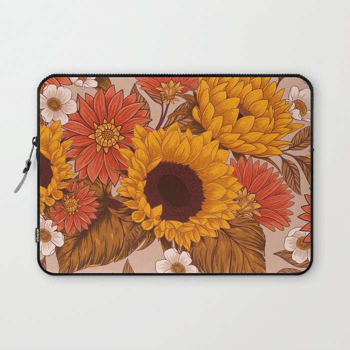 Sunflowers - Sunset Meadow Laptop Sleeve Gallery Image 1