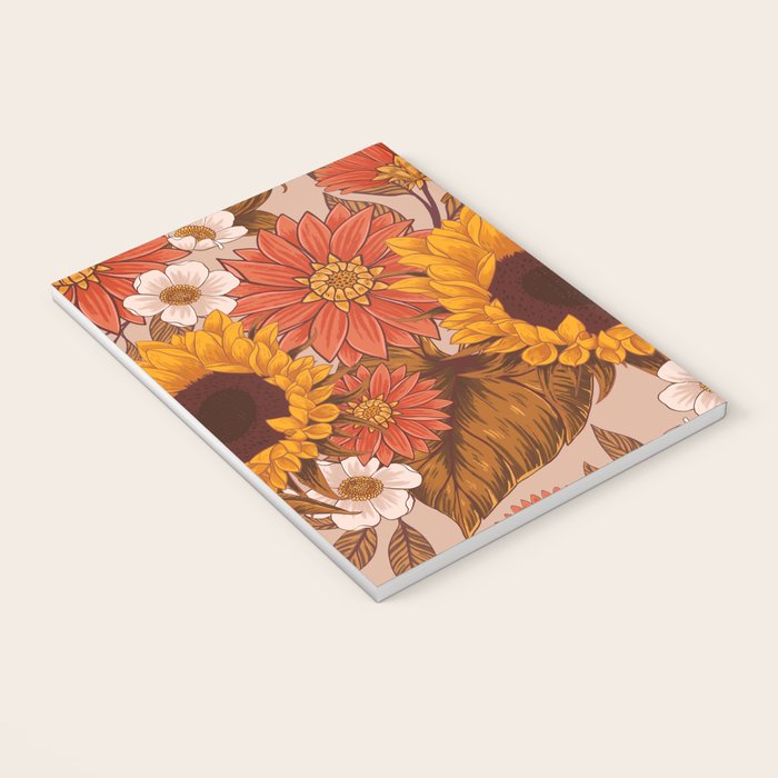 Sunflowers - Sunset Meadow Notebook Gallery Image 3