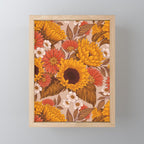 Sunflowers - Sunset Meadow Mini Art Print Gallery Image 1