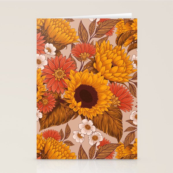 Sunflowers - Sunset Meadow Stationery Card Gallery Image 2