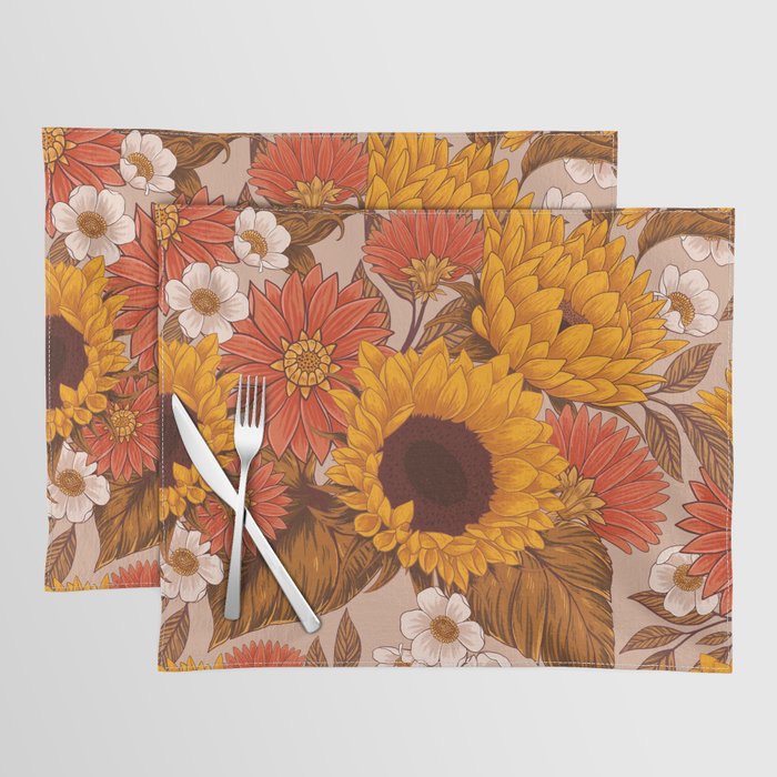 Sunflowers - Sunset Meadow Placemat Gallery Image 1