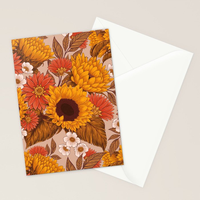 Sunflowers - Sunset Meadow Stationery Card Gallery Image 2