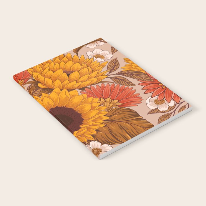 Sunflowers - Sunset Meadow Notebook Gallery Image 2
