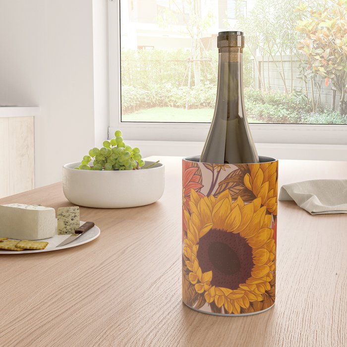 Sunflowers - Sunset Meadow Wine Chiller Gallery Image 4