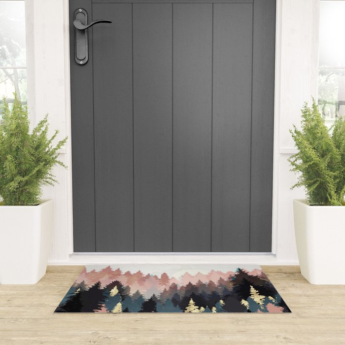 Spring Forest Light Welcome Mat Gallery Image 3