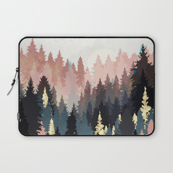 Spring Forest Light Laptop Sleeve Gallery Image 1
