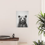Grizzly Bear - Black & White Poster Gallery Image 2