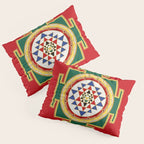 Sri Yantra colored Pillow Sham Gallery Image 3