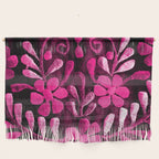 Hot Pink Mexican Flowers Wall Hanging Gallery Image 1