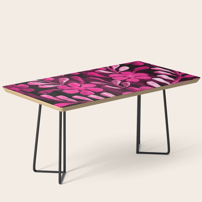 Hot Pink Mexican Flowers Coffee Table Gallery Image 1