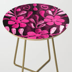 Hot Pink Mexican Flowers Side Table Gallery Image 2