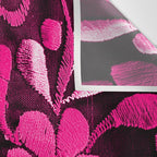 Hot Pink Mexican Flowers Wall Tapestry Gallery Image 3