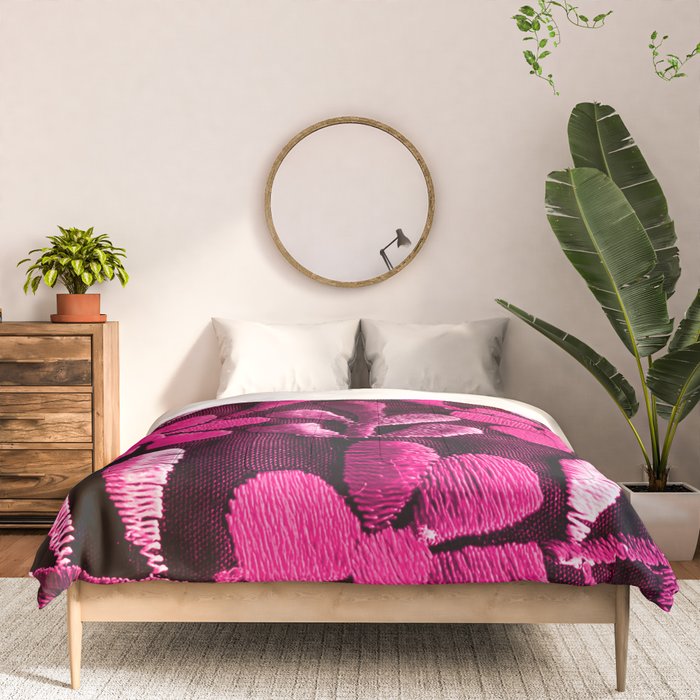 Hot Pink Mexican Flowers Comforter Gallery Image 3