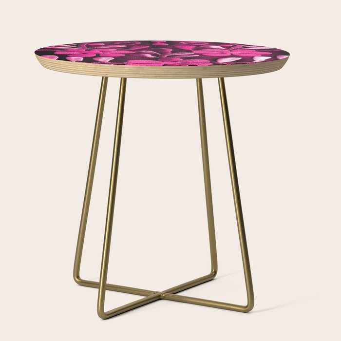 Hot Pink Mexican Flowers Side Table Gallery Image 1
