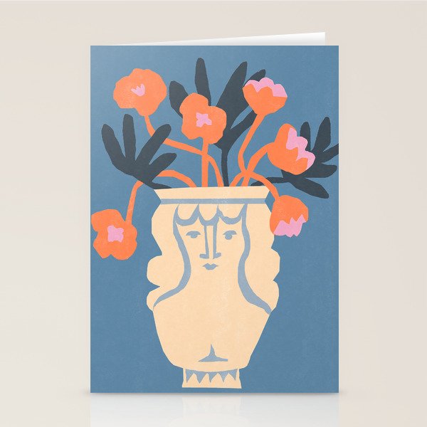 Antique head vase Stationery Card Gallery Image 2