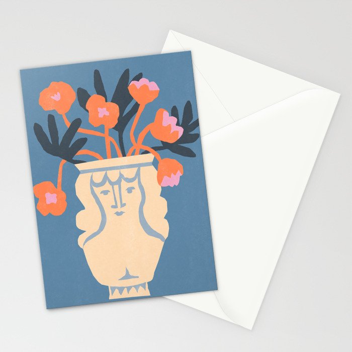 Antique head vase Stationery Card Gallery Image 2