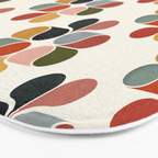 Retro geometry pattern Bath Mat Gallery Image 3
