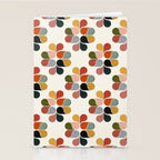 Retro geometry pattern Stationery Card Gallery Image 2