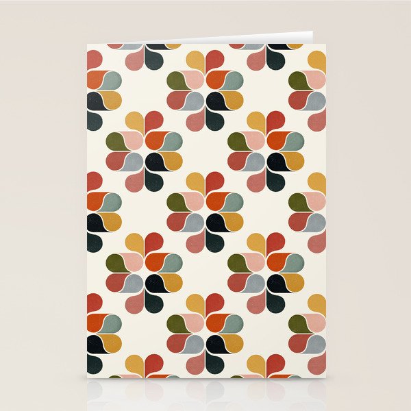 Retro geometry pattern Stationery Card Gallery Image 2