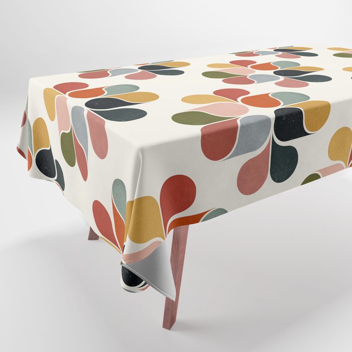Retro geometry pattern Tablecloth Gallery Image 1