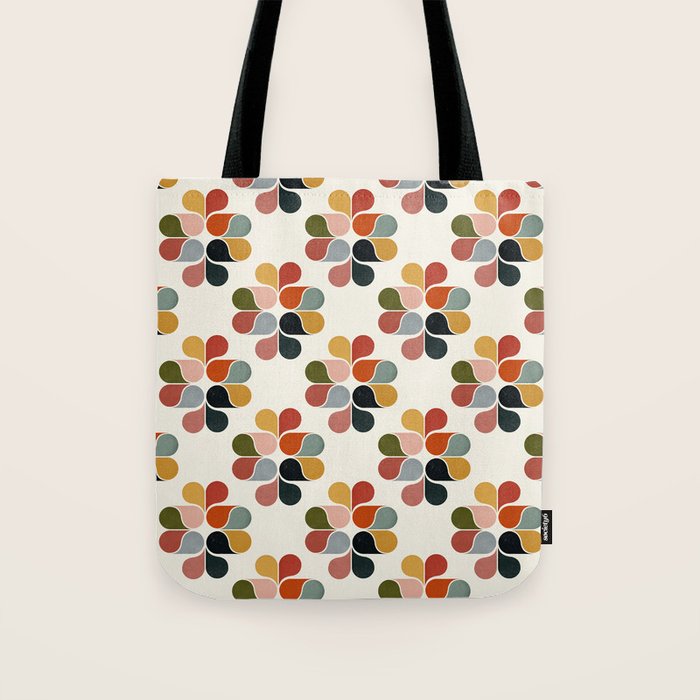 Retro geometry pattern Tote Bag Gallery Image 1