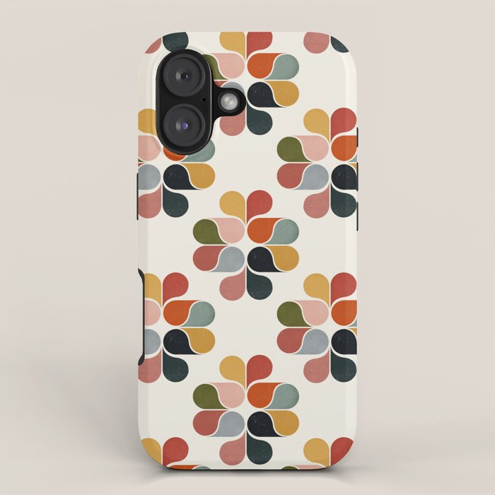 Retro geometry pattern iPhone Case Gallery Image 1