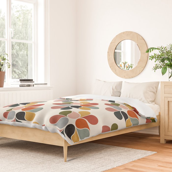 Retro geometry pattern Duvet Cover Gallery Image 2