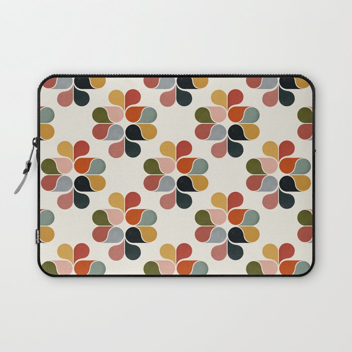 Retro geometry pattern Laptop Sleeve Gallery Image 1