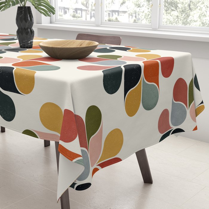 Retro geometry pattern Tablecloth Gallery Image 3